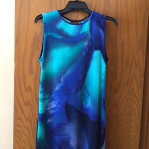 Clara Sun Woo Summer Dress Blue and Green